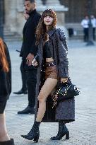 PFW - Arrivals At Louis Vuitton  Show NB