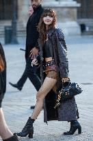 PFW - Arrivals At Louis Vuitton  Show NB