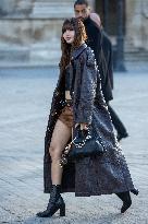 PFW - Arrivals At Louis Vuitton  Show NB