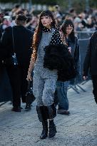 PFW - Arrivals At Louis Vuitton  Show NB