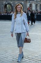 PFW - Arrivals At Louis Vuitton  Show NB