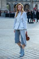 PFW - Arrivals At Louis Vuitton  Show NB