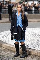 PFW - Arrivals At Miu Miu  Show NB