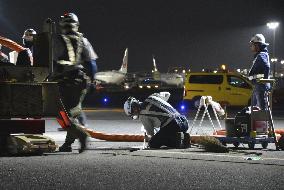 Runway incursion warning system at Haneda airport