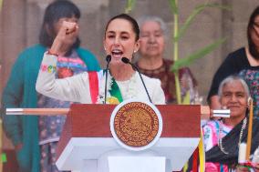 Claudia Sheinbaum Sworn In As First Female President Of Mexico