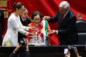 Claudia Sheinbaum Sworn In As First Female President Of Mexico