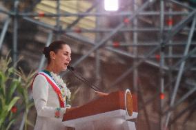 Claudia Sheinbaum Sworn In As First Female President Of Mexico