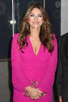 Elizabeth Hurley Lights ESB In Honor Of Breast Cancer Awareness - NYC