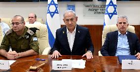 Netanyahu Holds Security Cabinet Meeting - Jerusalem