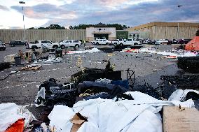 Hurricane Helene Damage In Asheville, North Carolina