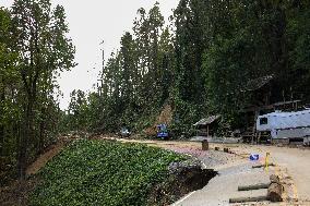 Hurricane Helene Damage In Asheville, North Carolina