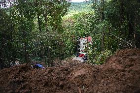 Hurricane Helene Damage In Asheville, North Carolina