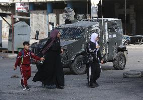 IDF Raids Balata Refugee Camp - Hebron