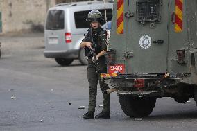 IDF Raids Balata Refugee Camp - Hebron