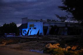 Hurricane Helene Damage In Asheville, North Carolina