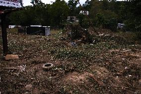 Hurricane Helene Damage In Asheville, North Carolina