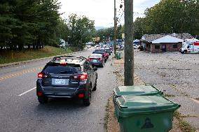 Hurricane Helene Damage In Asheville, North Carolina