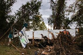 Hurricane Helene Damage In Asheville, North Carolina