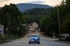 Hurricane Helene Damage In Asheville, North Carolina