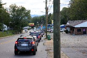 Hurricane Helene Damage In Asheville, North Carolina