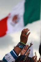 Claudia Sheinbaum First Female Mexico's President  Baton Of Command Ceremony