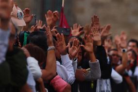 Claudia Sheinbaum First Female Mexico's President  Baton Of Command Ceremony