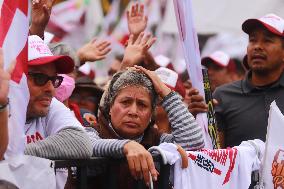 Claudia Sheinbaum First Female Mexico's President  Baton Of Command Ceremony