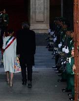 Claudia Sheinbaum Sworn In As Mexico's First Woman President And Receives Baton In Mexico City's Zocalo