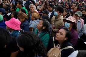 Claudia Sheinbaum Sworn In As Mexico's First Woman President And Receives Baton In Mexico City's Zocalo