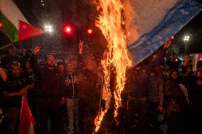 Iranians Celebrate Iran's Missile Attack Against Israel