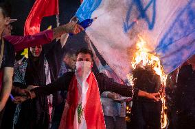 Iranians Celebrate Iran's Missile Attack Against Israel