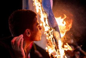 Iranians Celebrate Iran's Missile Attack Against Israel