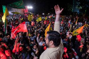 Iranians Celebrate Iran's Missile Attack Against Israel