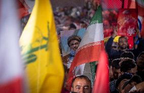 Iranians Celebrate Iran's Missile Attack Against Israel