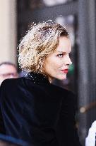 Eva Herzigová Celebrity Sightings During The Milan Women's Fashion Week Spring/Summer 2025 In Milan