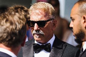 Kevin Costner Celebrity Sightings During The 77th Cannes Film Festival