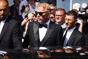 Kevin Costner Celebrity Sightings During The 77th Cannes Film Festival