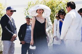 Cast Arrivals At Kinds Of Kindness Photocall During The 77th Cannes Film Festival