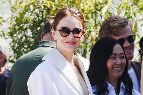 Cast Arrivals At Kinds Of Kindness Photocall During The 77th Cannes Film Festival