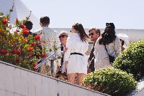 Cast Arrivals At Kinds Of Kindness Photocall During The 77th Cannes Film Festival