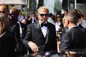 Kevin Costner Celebrity Sightings During The 77th Cannes Film Festival