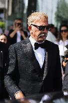 Kevin Costner Celebrity Sightings During The 77th Cannes Film Festival