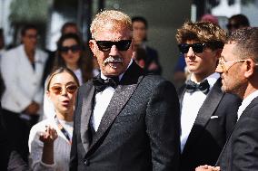 Kevin Costner Celebrity Sightings During The 77th Cannes Film Festival