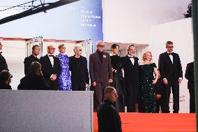 The Red Carpet For The Premiere Of The Shrouds During The 77th Cannes Film Festival