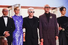 The Red Carpet For The Premiere Of The Shrouds During The 77th Cannes Film Festival