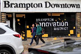 Daily Life In Brampton, Ontario, Canada, On October 1, 2024.