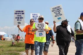 Port Of Houston Shuts Down Amid Dockworker Strike