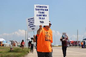 Port Of Houston Shuts Down Amid Dockworker Strike