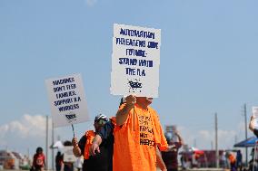 Port Of Houston Shuts Down Amid Dockworker Strike