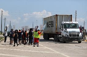 Port Of Houston Shuts Down Amid Dockworker Strike